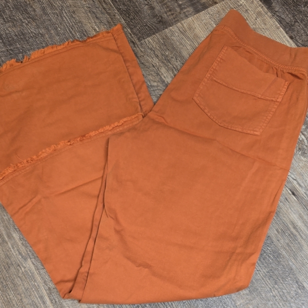 Burnt Orange Flared Pants - Picture 6 of 9